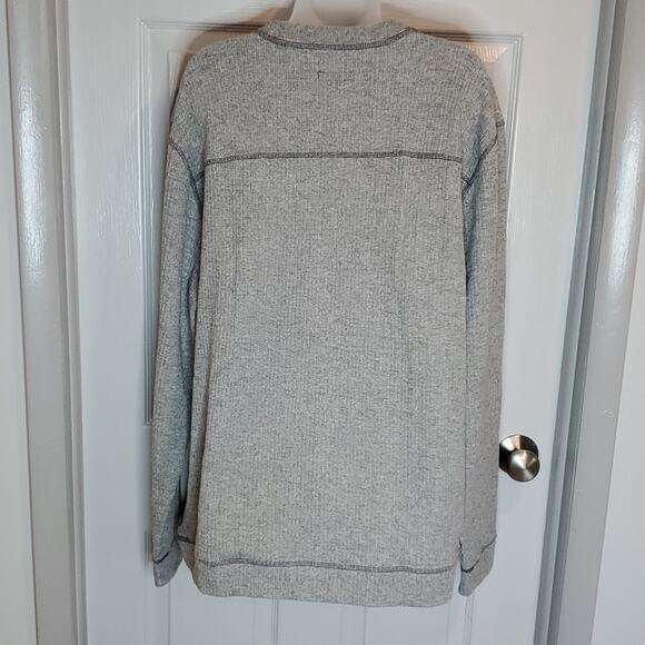 Toad & Co Breithorn Crew Crewneck Gray Heathered Sweater SZ XXL - Picture 5 of 8